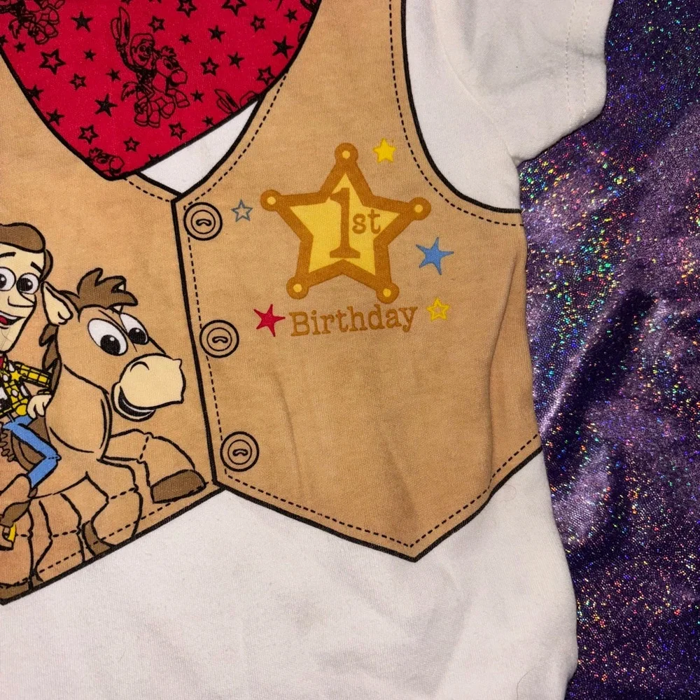 Toy Story 1st Birthday Onesie
